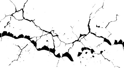 Distressed Concrete Background. Cracked Paint Wall Detail