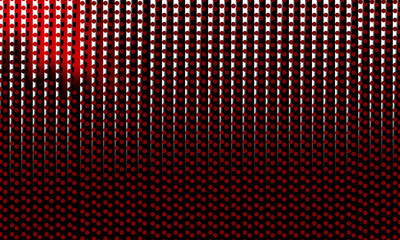 Red and Black Digital Grid Cascade