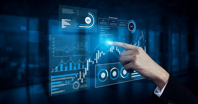 Sales data analysis dashboard showing performance, trends, and insights. Sales data tracks growth, supports decisions, sales data boosts strategy, and sales data drives performance. Vouch - Powered by Adobe