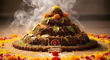 Govardhan Puja - Celebrating Krishnas Victory Over Indra.