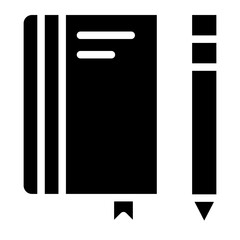 book and pen icon