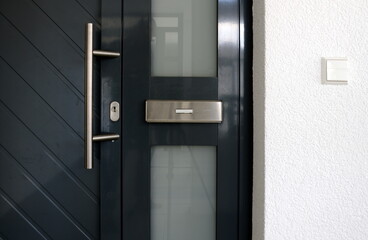 Modern Letterbox and Door