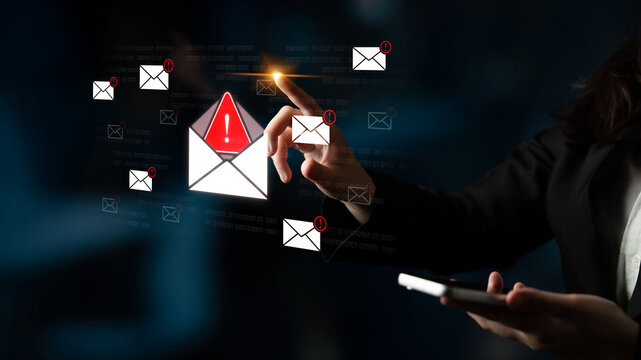 A cybersecurity alert indicating a phishing scam or malware threat. This dangerous email requires immediate action to protect against data theft and unauthorized system access. Fermion - Powered by Adobe
