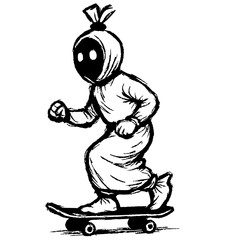 Indonesian ghost sketches