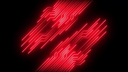 Animation of data processing with icons over connections data transfer 4k animated motion video. Network connections and data points animation over blurred cityscape background.4k video - Powered by Adobe