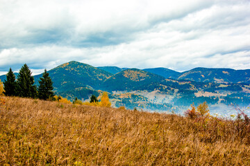 mountain landscape in the summer