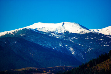 mount hood in the snow