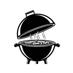 Barbecue Grill Icon PNG | BBQ Cooking Vector | Outdoor Party Food Illustration