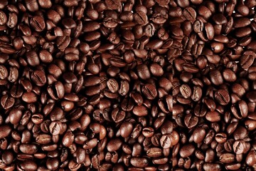 Tasty fresh aroma Coffee bean background