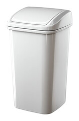 Disposing waste efficiently kitchen trash can modern design isolated on transparent background