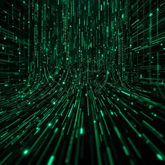 Digital matrix background