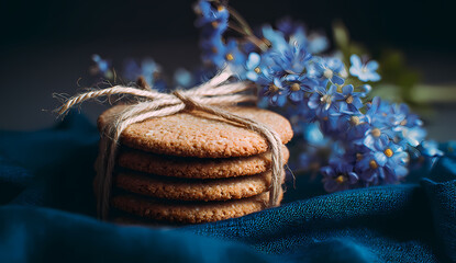 Homemade Keto Cookies Rustic Style for Holiday Baking, School Events, and Craft Sales	