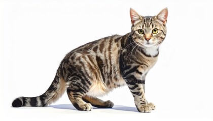 cat on white background