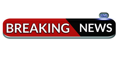 Real-Time Breaking News Live Stream Title Design