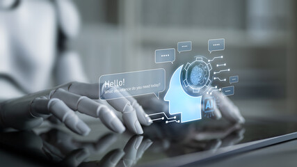 AI chatbot assists users with real-time conversations, providing automated answers, processing...