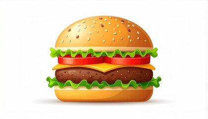 burger icon isolated on white background. Modern and editable burger icon. Simple
