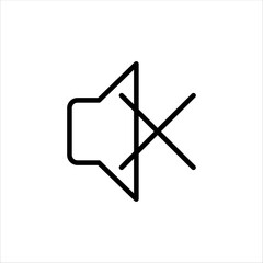 Speaker Mute Audio Sound Off Volume Control