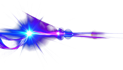 abstract of lighting for background digital lens flare in dark background clean png