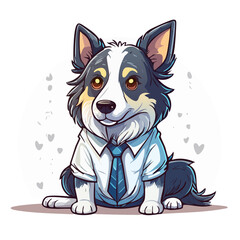 サラリーマン犬