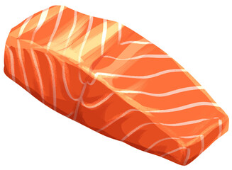 raw salmon fish fillet