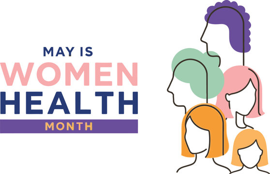 Celebrate Women's Health Month this May with vibrant visuals promoting wellness, fitness, and empowerment for a healthy and balanced lifestyle