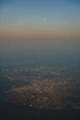 Asuncion Paraguay under the moon
