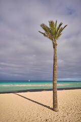 Spectacular colorful sea in San Vito Lo Capo, Sicily ,Italy