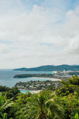 Panorama Over Kata and Karon Beaches, Phuket, Thailand