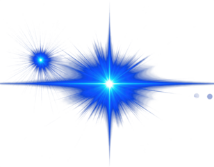 abstract light blue of lighting for background digital lens flare in dark background clean png