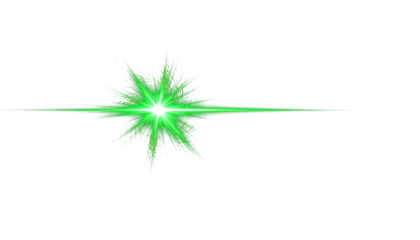 abstract green of lighting for background digital lens flare in dark background clean png