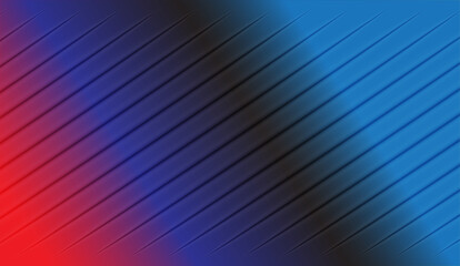 Diagonal Red Blue and Black Gradient Stripes Texture abstract background