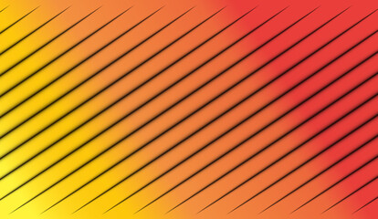 Diagonal lines gradient background yellow orange red abstract