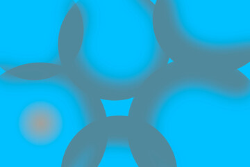 Fading Blue Circles Overlapping Abstract Light Blue Background image