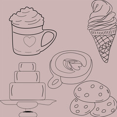 coffee and sweets