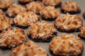 Kokosmakronen zu Weihnachten
