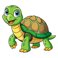 Fototapeta premium funny turtle cartoon