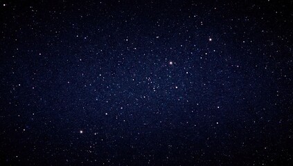 Obraz premium Majestic display of countless twinkling stars against a deep, dark blue background, showcasing a vast, expansive night sky filled with countless celestial bodies, creating a mesmerizing, otherworldly.