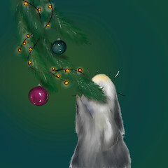 Magic Christmas hand drawn illustration