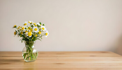 A bouquet of flowers with empty space for text. A versatile floral background for greetings, banners, and design.