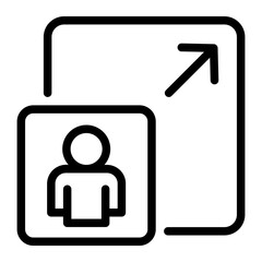 user selection icon