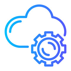 cloud process icon
