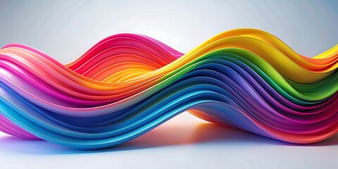 Rainbow is shown in a series of colors