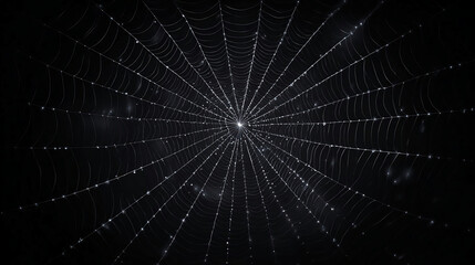 Spider Web for Halloween design element
