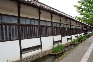 津和野の町並み　養老館跡水路