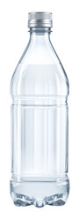 water bottle isolated on white background.