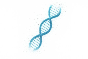DNA double helix structure representing genetics and molecular biology concept