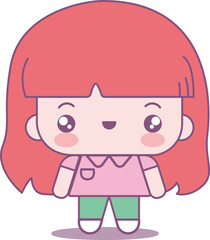 Cute Cartoon Kids Characters