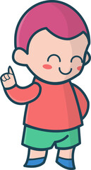 Cute Cartoon Kids Characters