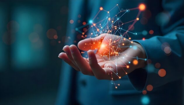 A hand touches a glowing line on a digital screen, representing innovation in telehealth and virtual medical consultations