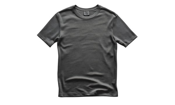 Stylish black t-shirt for casual wear online store apparel photography minimalist style top view fashion concept